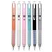 Linbsunne Black Ballpoint Pens Medium Point 1mm Work Pen with Super Soft Grip Ball Point Pen for Men Women Retractable Office Pens (6 pcs)