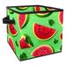 KLURENT Watermelon Toy Box Chest Collapsible Sturdy Toy Clothes Storage Organizer Boxes Bins Baskets for Kids Boys Girls Nursery Playroom