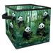 KLURENT Cute Panda Animals Toy Box Chest Collapsible Sturdy Toy Clothes Storage Organizer Boxes Bins Baskets for Kids Boys Girls Nursery Playroom