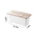 GERsome Plastic Storage Baskets Pantry Organization and Storage Bins Household Organizers for Laundry Room Bathrooms Bedrooms Kitchens Cabinets Countertops Under Sink or On Shelve