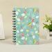 SDJMa Spiral Notebook Small Writing Journals College Ruled Hardcover Floral Notebook for School Supplies Studio B6 Size