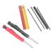 14Pcs Carpenter Pencil Marker Carpenter Pencil Marker Woodworking Mark Pencil Tool Set Kit with Red Black Yellow Refills for Woodworking