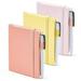 feela Pocket Notebook Journals Mini Cute Small Hardcover College Ruled Notepad Office School Supplies with 3 Black Pens 3.5Ã¢â‚¬x 5.5Ã¢â‚¬ 3 Pack A6 Pastel Colors Light Yellow Light Pink Pale