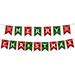 Clearance! ZBBMUYHGSA Flags_ Banners & Accessories Flags and Buntings Christmas Decoration Cartoon Faceless Paper Pull Flags and Bunting Christmas Christmas Scene Atmosphere Layout