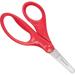 Fiskars 5 Blunt-tip Kids Scissors - 5 Overall LengthSafety Edge Blade - Blunted Tip - Red - 1 / Each | Bundle of 2 Each