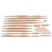 Guitar Body Parts Unfinished Bass Fretboard 17 Pcs Acoustic Guitars Acoustic+guitars M Spruce Brace Wood Kit for