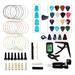 Acoustic Guitar Accessories Kit Including Acoustic Guitar Strings Tuner Guitar Capo Restring Tools Kits Guitar Picks