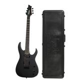 Schecter Sunset-6 Triad 6-String Solid Body Electric Guitar with Ebony Fretboard Nyatoh Body and Ultra Thin C-Shape Neck (Right-Handed Gloss Black) Bundle with Protective Guitar Hard Case