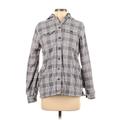 L.L.Bean Jacket: Gray Plaid Jackets & Outerwear - Women's Size 2X-Small