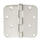 18 Pack of Door Hinges Satin Nickel - 4x4 Inch Interior Hinges for Doors with 5/8 Radius Corners