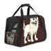 Dog Cat Carrier Bag - Premium Fabric 900D Oxford Cloth - Sherpa Base - Nylon Webbing - 17x10x11.8 in - Ideal for Travel - Durable and Comfortable - Pet Accessory for Cats