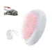 Cat Brush Cat Grooming Brush Smoothing Brush For Shedding Washable Soft Silicone Cat Massage/bath Brush Self-cleaning Cat Comb (pink)