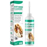 XIXISTARYY Pet Ear Cleanser Dog Ear Cleaner Dog Ear Cleaner Dog and Cat Ear Care Dog Ear Drops Anti-Infection Antibiotic Itchy Inflamed Ears 120ml