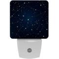 Gemini LED Square Night Lights - Modern Design Energy Efficient Indoor Lighting for Bedrooms Bathrooms and Hallways - 200 Characters