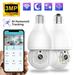 Hglyxoae indoor Security Camera 3MP HD WiFi Camera for Home Security Little Lamp Bulb Wireless Bobble Head Machine 2-Way Audio Ideal for Baby Monitor amplifier home audio