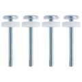 Qumonin Baby Gate Spindle Rods Pressure Mount Screws Playpen Bolts