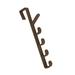 Gbayxj 1X Coat Rack Hook Over The Door Hook Hanger | 5-Hook Heavy-Duty Organizer Rack For Coats Hats