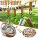 Camping Leather Hanging Rope Outdoor Hanging Clothesline Picnics Shelf Hanging on Clearance Multi-color