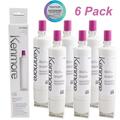 6 Pack Kenmore 9085 Ice and Water Refrigerator Filter Replacement Compatible with Kenmore 46-90410 469010 6-9085 9085 AQUACREST AQF-4396508 Refrigerator Water Filter