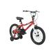 Duzy Kids Bike 18 Inch with Dual Handbrakes Quick Assembly Training Wheels and Fold Out Pedals in Red