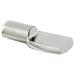 25 Pack Rok Hardware Heavy Duty 3/16 (5mm) Shelf Pin Spoon Shaped Cabinet Support Pegs Holder Metal Nickel Finish - ROKSP5N