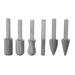 6pcs Tungsten Carbide Rotary Burr Wood File Metal Engraving Grinding Bit 6mm Shank