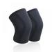 2 Pack Knee Brace Professional 7mm Neoprene Weightlifting Kneepads Sports Pressured Knee Pads Training Knee Supports