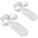 Silicone Suction Two-Cup Shower Head Holder Handheld Showerhead Bracket Adjustable Shower Holder Removable Wall Mounted Bathroom Tools 2PCS