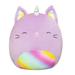 Unicorn Cushions Plush Toy - Novelty Soft Plush Toy for Kids - Round Cute Stuffed Funny Smile Face Emoticon Unicorn Pillow for Kid