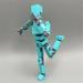 Barsme Titan 13 Action Figure Set of 9 T13 Action Figure 11D Printed Action Figures Movable Multi-jointed Figure Toys Stick Bot Articulated Robot Dummy Action Figures Toys Gifts for Him Boys Friend