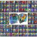 120 PCS Assorted TCG Poke Cards Packs Ultra Rare Shiny Collection Cards Box(100 Custom Cards+20 Vstar Cards) The Best Gift for Kids and Collectors