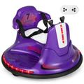 360 Spin Electric Bumper Car for Kids and Toddlers - Purple