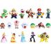 Guvpev Mario Action Figures Toys 18Pcs Mario & Luigi Figurines Yoshi & Mario Bros Action Figures Gifts for Party Birthday Collection Playset