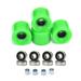 4Pcs 60x45mm 78A Skateboard Longboard Wheels ABEC-9 Bearing Spacers Set