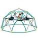 13FT Climbing Dome for Kids & Toddlers Outdoor Jungle Gym Play Equipment with Canopy Monkey Bars Geometric Support 1000 LBS for Garden Backyard Playground Rust & UV Resistant Green + Grey