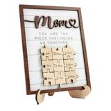 Dnyelq 1X Wooden Puzzle Photo Frame Clearance Puzzle Sets for Dad And Mom Wooden Family Puzzles Mom Dad And Kids Name Puzzle Set | Mother s Day Puzzles | Puzzle Gifts for Dad | Wall Decor