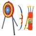 Children Archery Set Plastic Bow Soft Arrows Sport Shooting Toys with Score Target Quiver