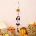 1pc Spooky Halloween Decor - Beaded Witch Pumpkin Bat Pendant for Home Room Bedroom Holiday Garden and Yard Decor