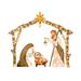 Ovzne Large Nativity Scene Outdoor Nativity Set Christmas Holy Family Christmas Decorations Outdoor for Front Yard Christmas Manger Scene Garden Decoration Decorations