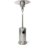 Outdoor Patio Heater Stainless Steel Propane Heater w/Wheels Shelf Tabletop Auto Shut Off Protection 36000 BTU Tall Standing Gas Heater for Outdoor Use