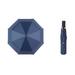 Fogcroll Portable Umbrella Deck Umbrellas Outside Strong 3 Folding Plastic Fabric Outdoor Durable for Travel Essentials