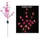 Fsthmty Garden Stakes Solar Phalaenopsis Branch Light Outdoor Flower LED Garden Landscape Lawn Lamp