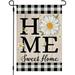 Spring Daisy Garden Flag 28 x 40 inches Double Sided Small Seasonal Holiday Home Sweet Home Flag for Outside Yard