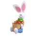 Mynkyll Cute Bunny Easter Basket Eggs Candy Gifts Storage Rabbit Bag Party Decoration