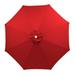 Japceit Outdoor Patio Umbrella Outdoor Table Umbrella Yard Umbrella Beach Sun Umbrella Market Umbrella Push Button Tilt and Crank 118 Inches Diameter with 8 Bones