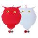 Komiseup Fake Owl Decoys to Scare Birds Away from Gardens and Patios Owl Bird Deterrents Nature Enemy Scarecrow Plastic Owl Statues Pest Repellent Pigeon Deterrent