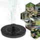 Bolincty Garden Solar Fountain Bird Bath Fountains Solar Power with Light Waterproof Auto On/Off for Ponds Pool Fish Tank Garden Aquarium and Outdoor