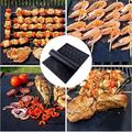 Crcmjuhgsa BBQ Mat & Fire Mat BBQ Grill Mat Non Stick 2023 Upgraded Model With Holes Reusable Barbecue Mat Reusable Easy To Clean Works On Electric Grill BBQ With Silicone Basting Brush