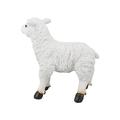 Dinmmgg Sculptures & Statues Sheep Statues Lifelike Resin Lamb Statue Outdoor Statues for Garden Decor Lamb Shape Garden Sculpture for Indoor Outdoor Decoration