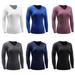 Minimanihoo Plus Size Women Ladies Fitness Sport Shirts Long Sleeve T-Shirts Active Wear Compression Yoga Tops